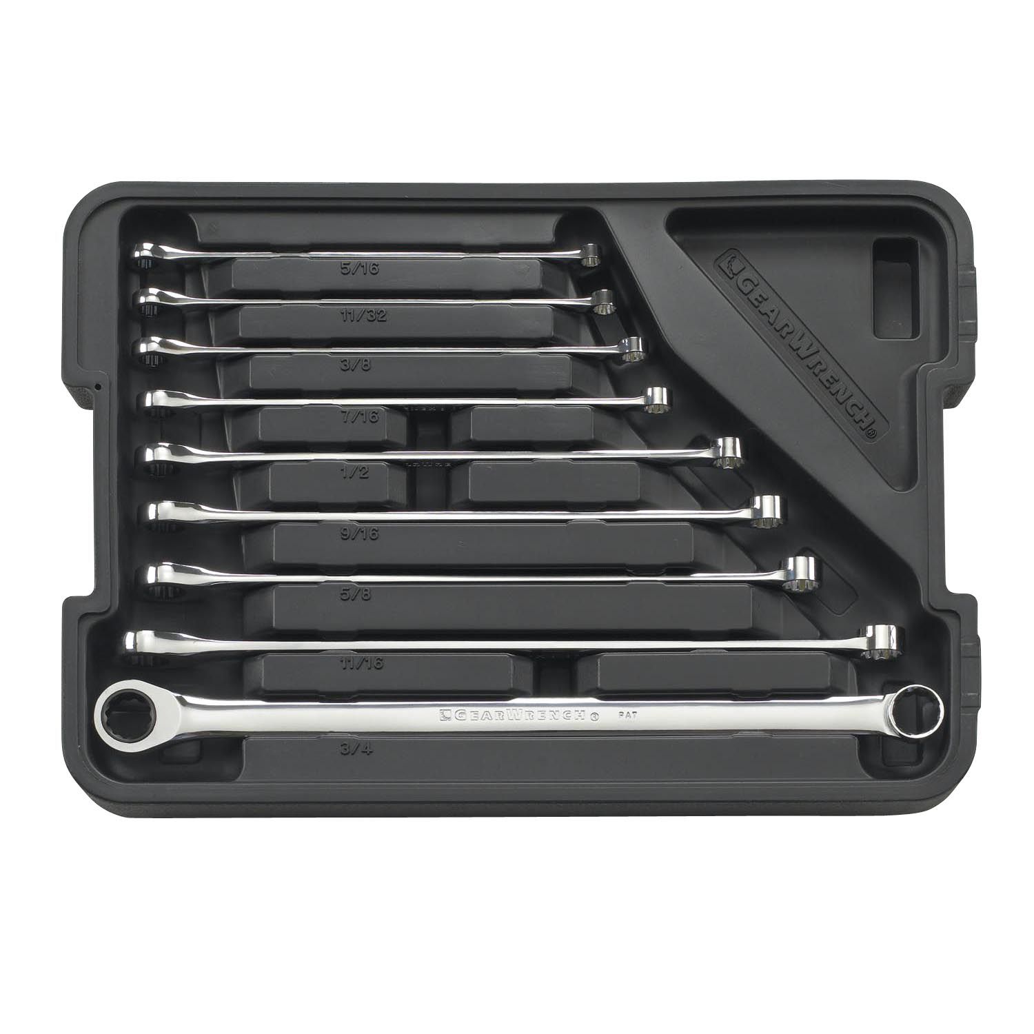 GearWrench CLOSEOUT!  9 pc. XL GearBox™ Double Box Ratcheting Wrench Set SAE at Craftsman.com
