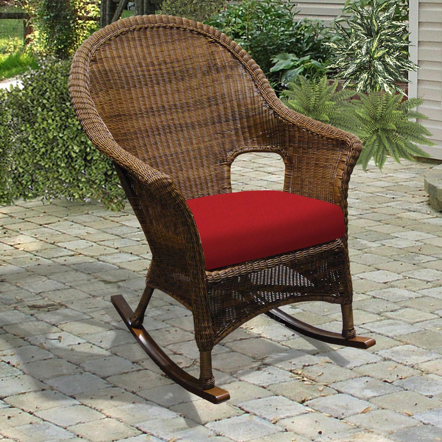 Chicago Wicker Naples Hi-Back Rocker at Kmart.com