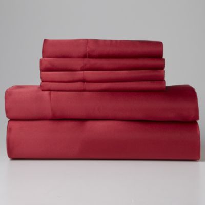Satin Elegance Satin Sheet Set at Kmart.com