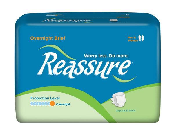 Reassure Overnight Briefs, Bag of 16, Medium at Kmart.com