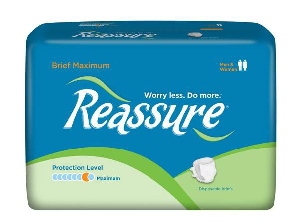 Reassure Maximum Briefs, Bag of 16, Extra Small at Kmart.com