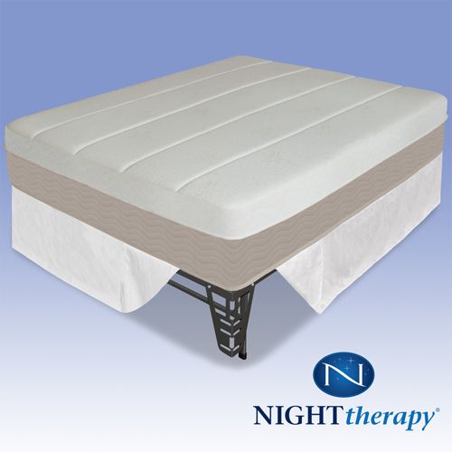 Night Therapy 14 Inch Grand memory foam Mattress Complete Set-Queen