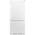 21.9 cu. ft. Single Door Bottom Freezer Refrigerator - White