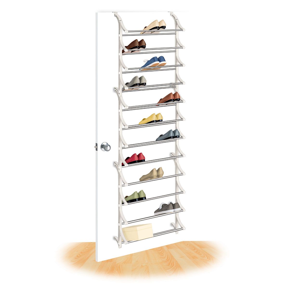 Lynk&reg; 36 Pair Over Door Shoe Rack at mygofer.com