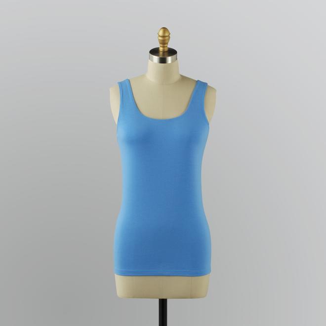 Basic Editions Women's Shelf Bra Tank Top