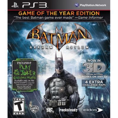 Warner Brothers BATMAN ARKHAM ASYLUMGOTY PS3 at Sears.com