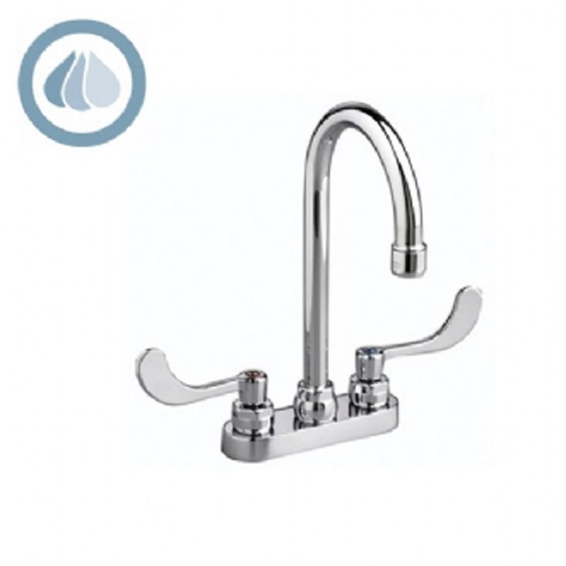 American Standard MONTERREY Vandal Resistant Commercial Centerset Lavatory Faucet Less Drain, Chrome at Sears.com