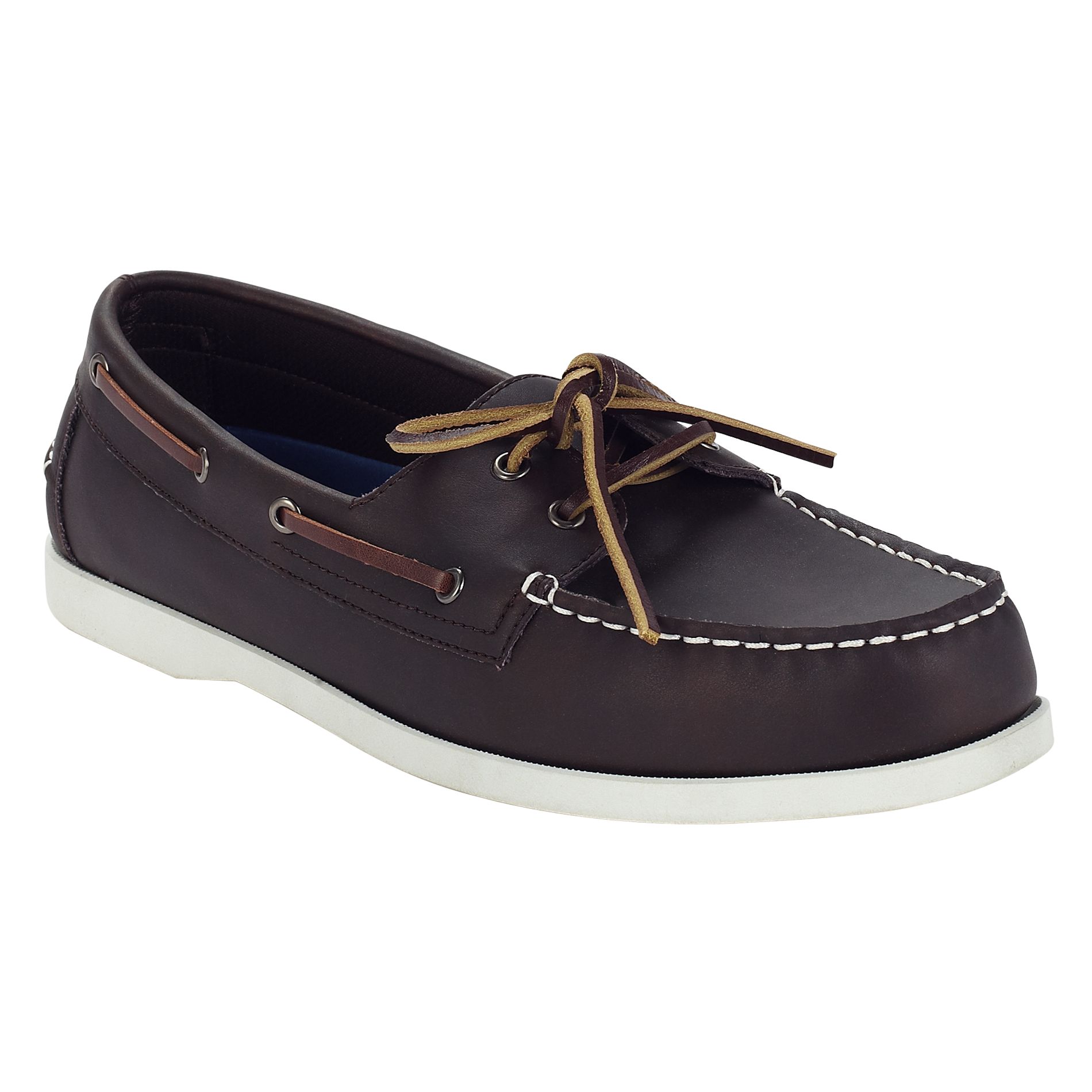 Thom McAn Men's Keeper Two-Eye Boat Shoe - Brown at Kmart.com