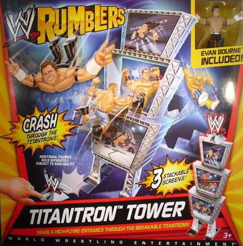 WWE Titantron Tower Playset WWE Rumblers Toy Wrestling Action Figure - Kmart.com