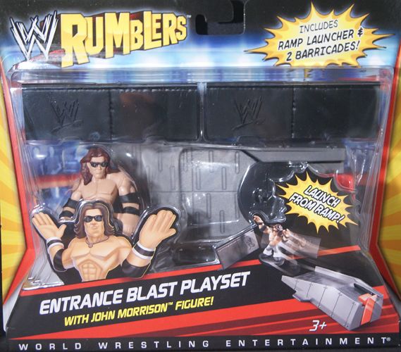 WWE John Morrison w/ Entrance Blast Playset WWE Rumblers Toy Wrestling Action Figure - Kmart.com