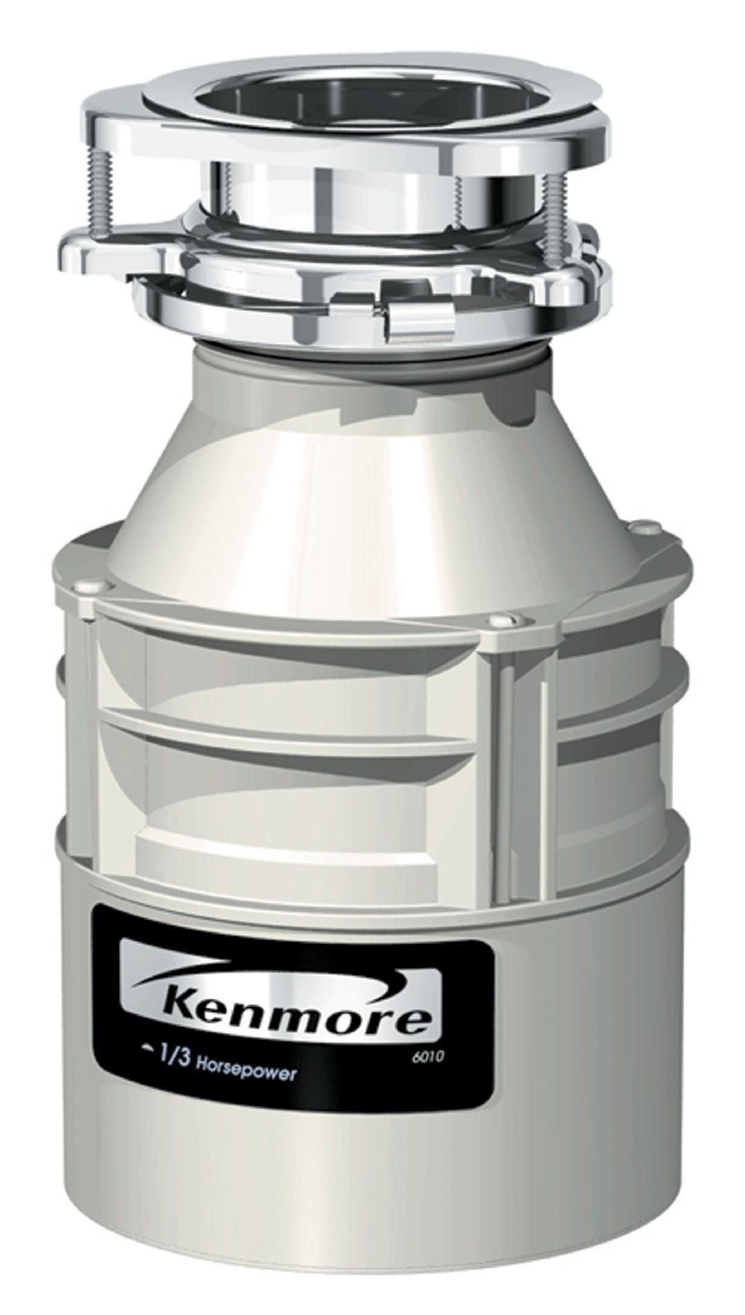 Kenmore 1/3 hp Food Waste Disposer with Cord Included Food Disposers