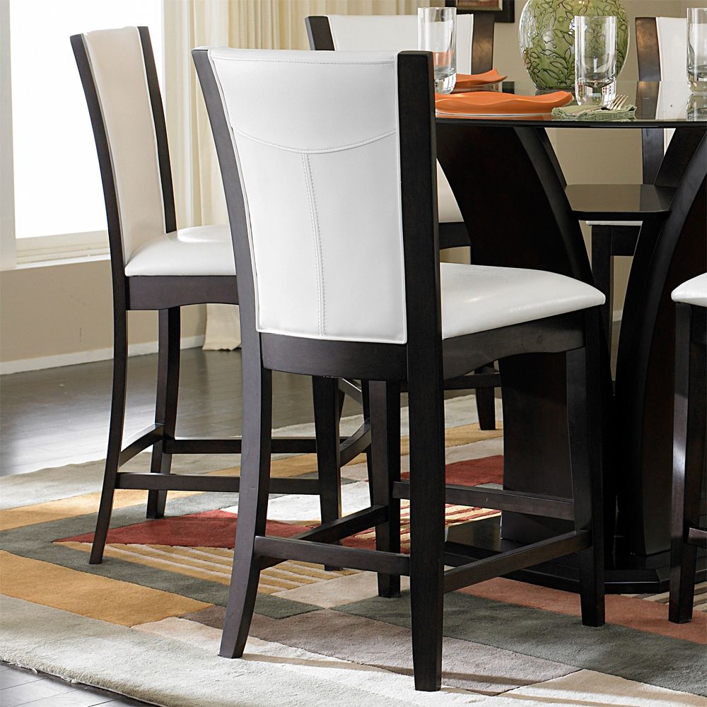 ... Leather 24-inch Counter-height Chairs (Set of 2) - Home - Furniture