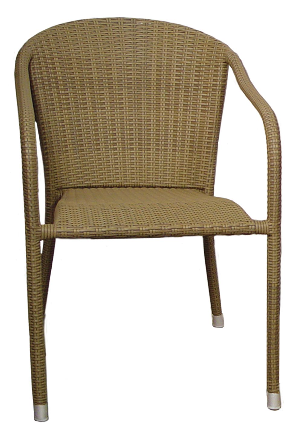 Blue Star TERRACE MATES® All-Weather Wicker Stacking Arm Chair / Coffee / (Set of 2) at Kmart.com