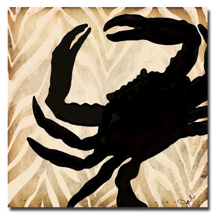 Trademark Art "Crab II" Canvas Art by Working Girls Design