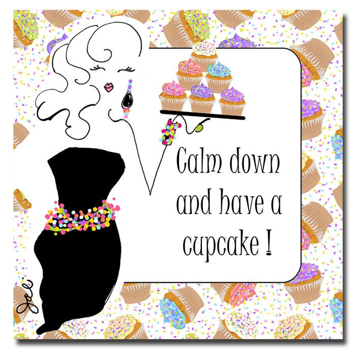 Trademark Art "Have a Cupcake" Canvas Art by Working Girls Design
