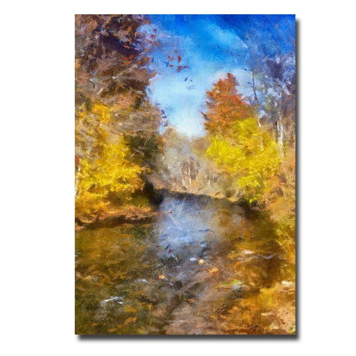Trademark Fine Art 22x32 inches Lois Bryan "Stream in Autumn" at Sears.com