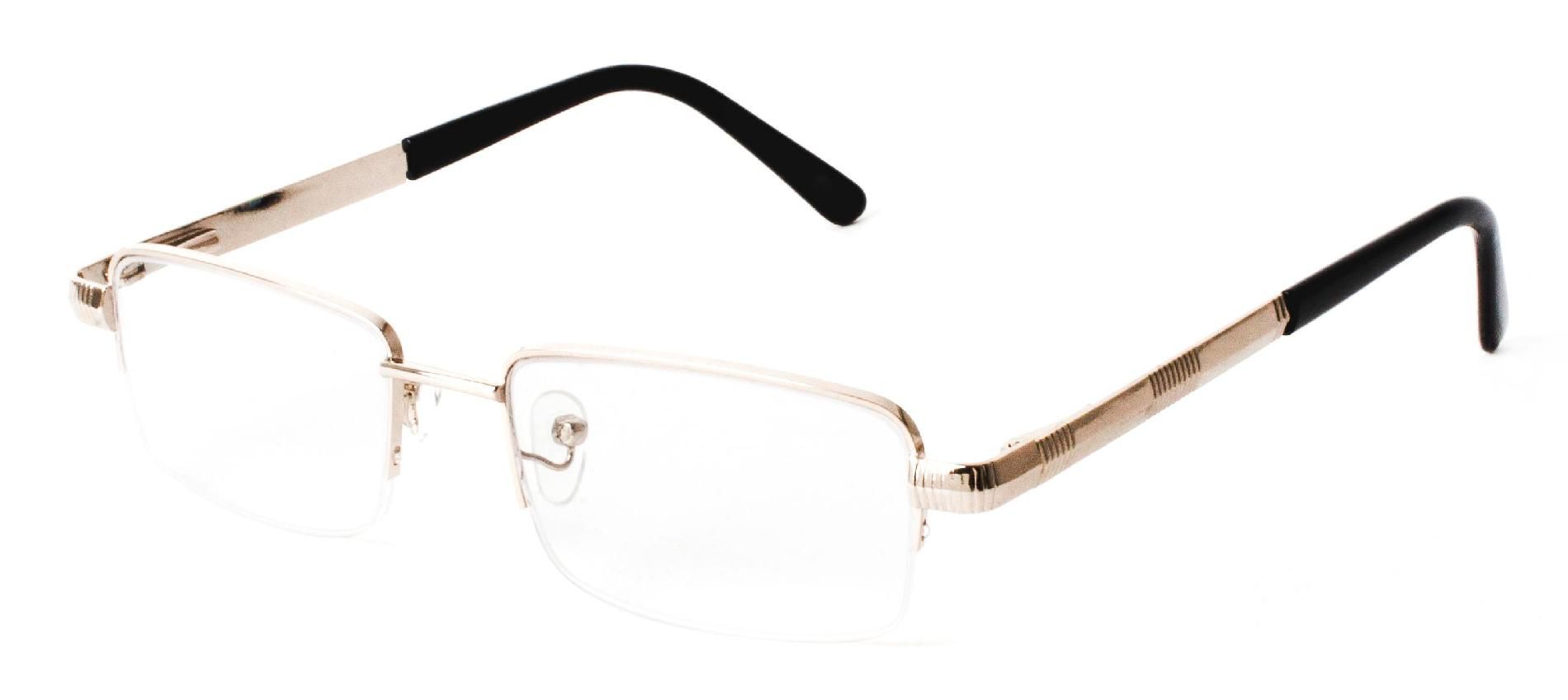 Studio 1 Optics Men’s Half Rim Reading Glasses Gold 1.25 at Kmart.com