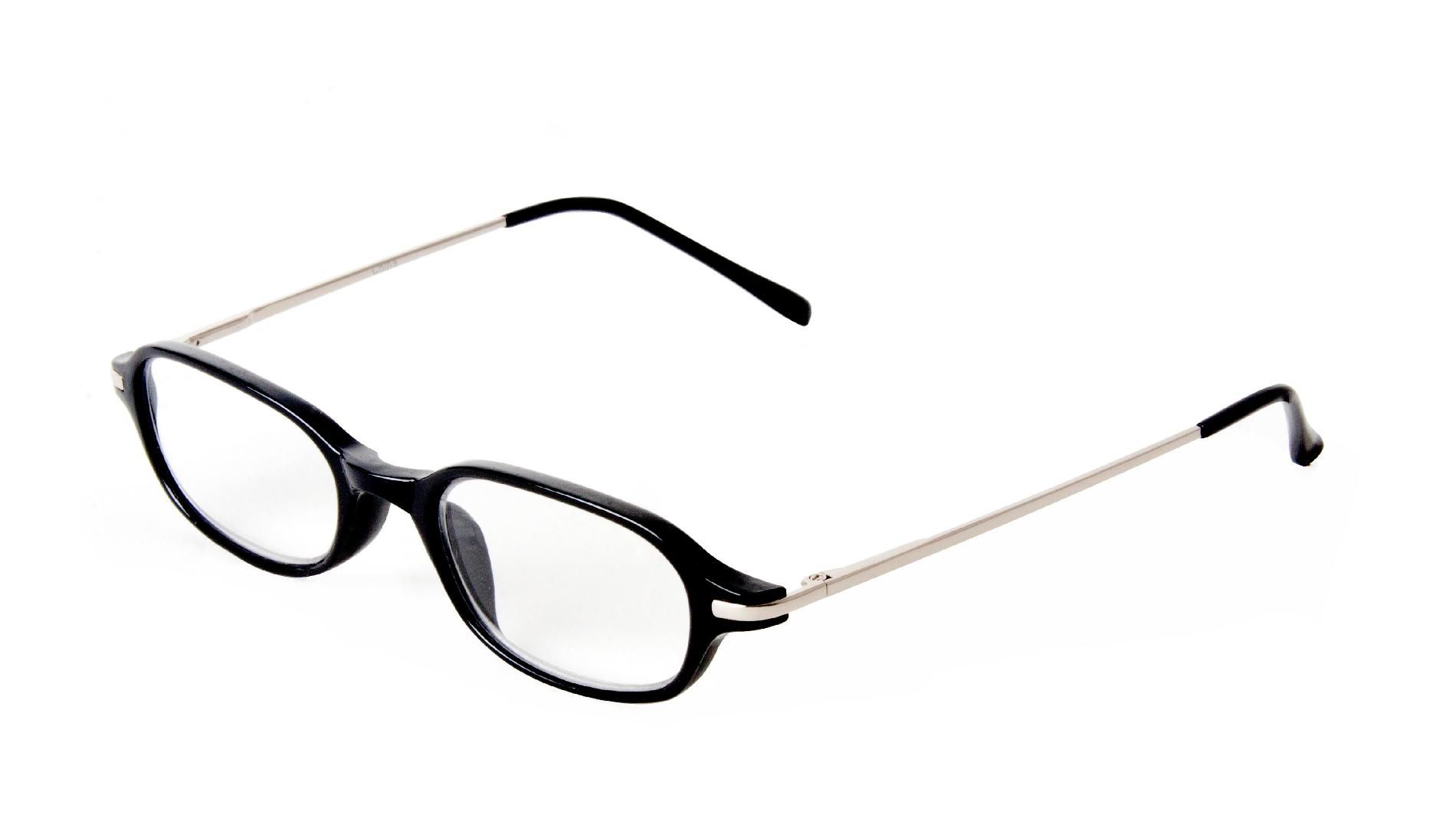 Studio 1 Optics Women s Horn Rimmed Reading Glasses 1.25 Black ICON