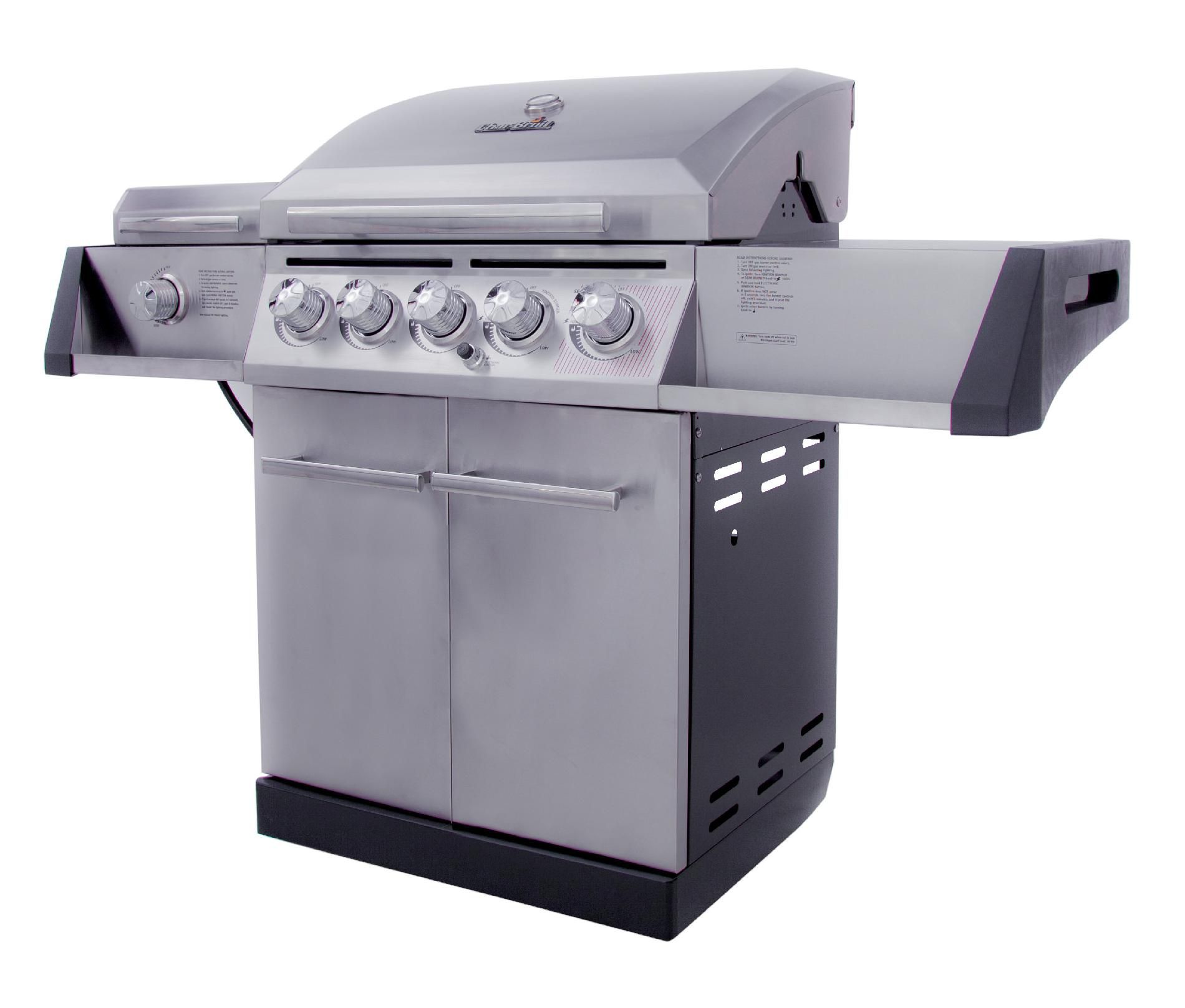 CharBroil 5Burner Gas Grill with Side Burner Outdoor Gas Grills