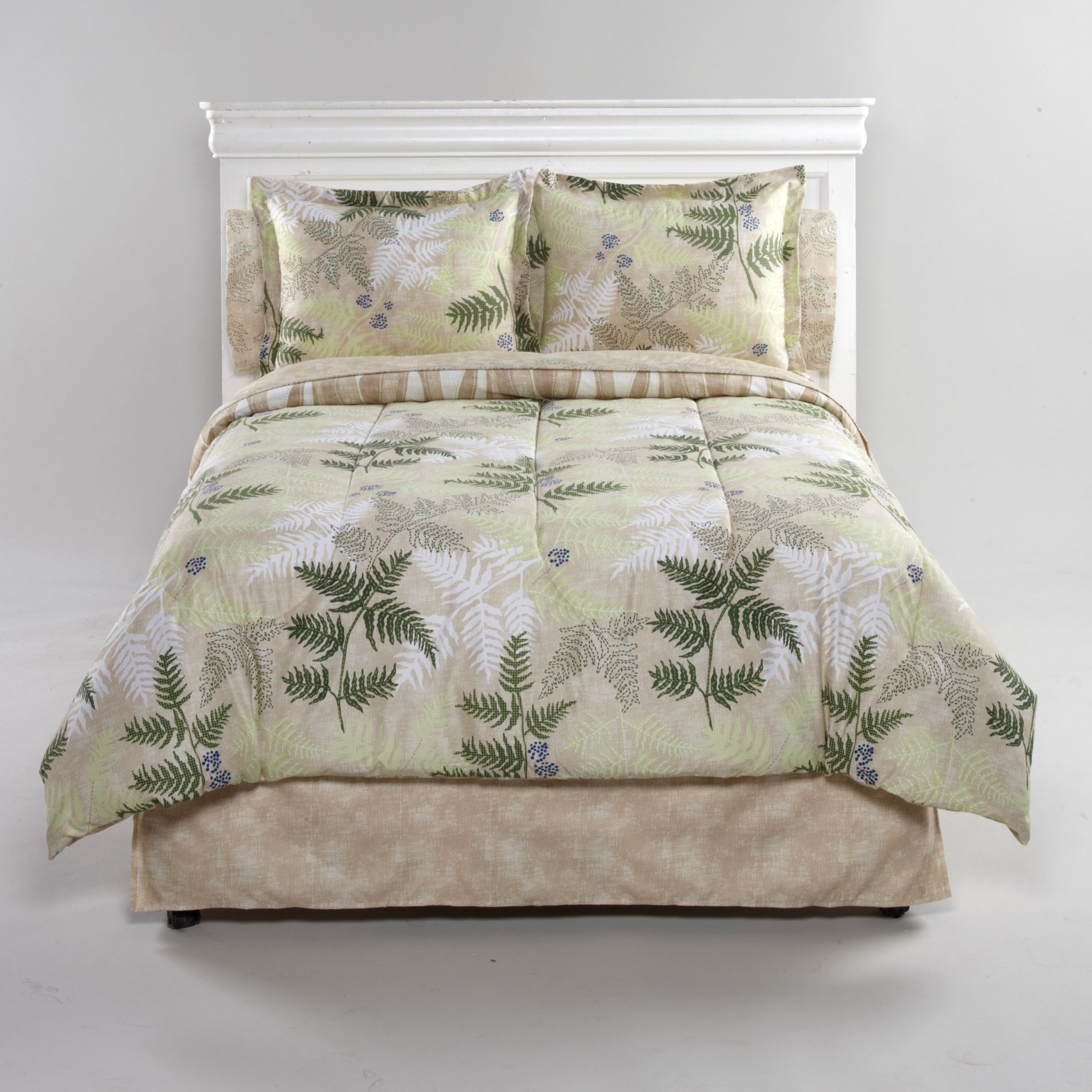 Complete Bed Set - Blooming Fern                                                                                                 at mygofer.com