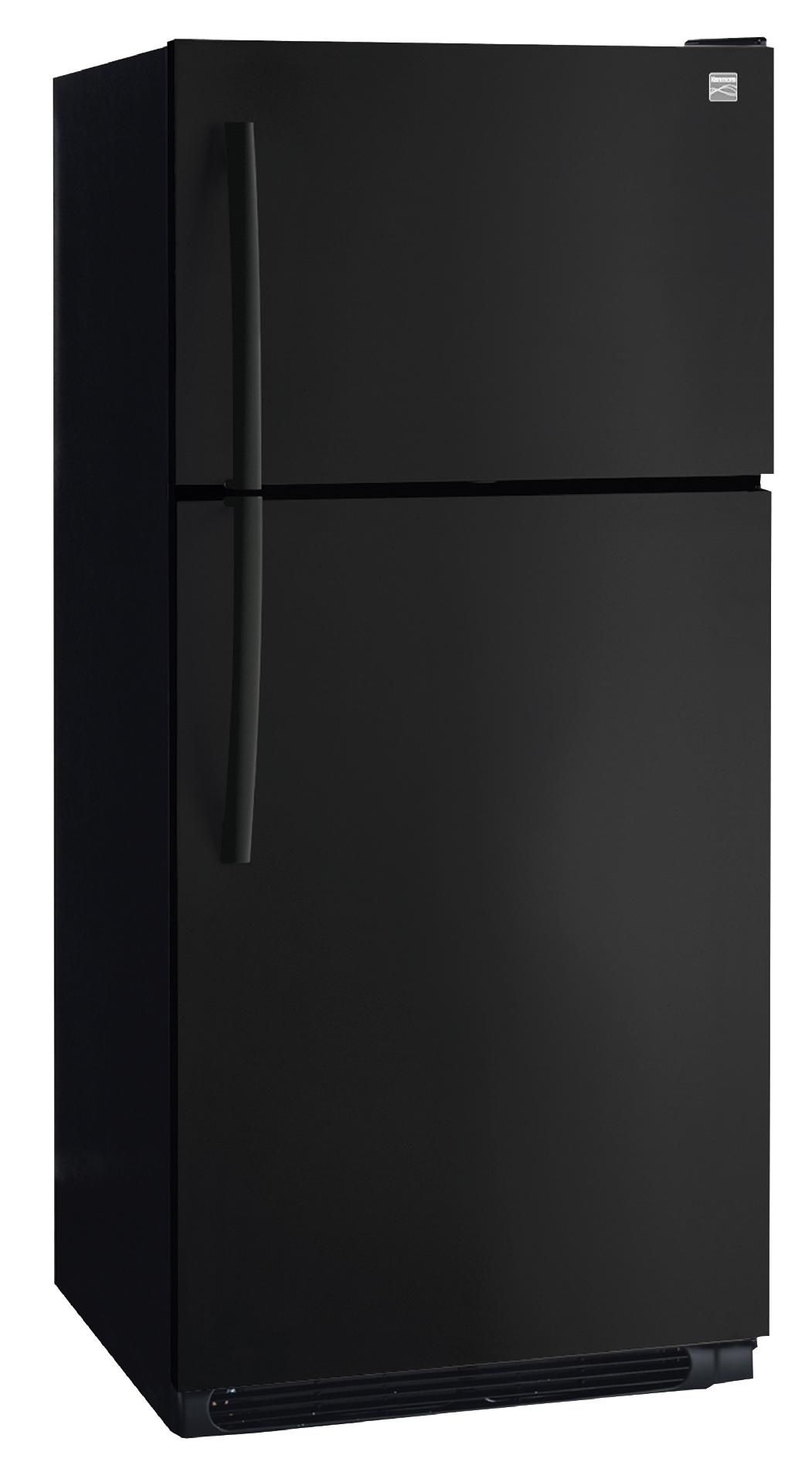 Kenmore 16.5 cu. ft. Top-Freezer Refrigerator, Non-Ice - Black at Kmart.com
