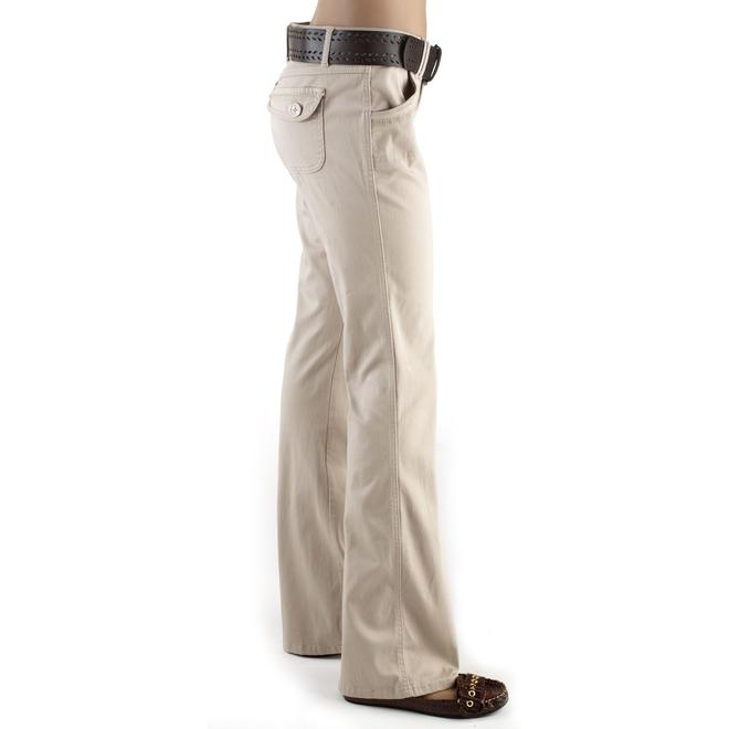 Bebop Juniors' Brown Belted Khaki Pants