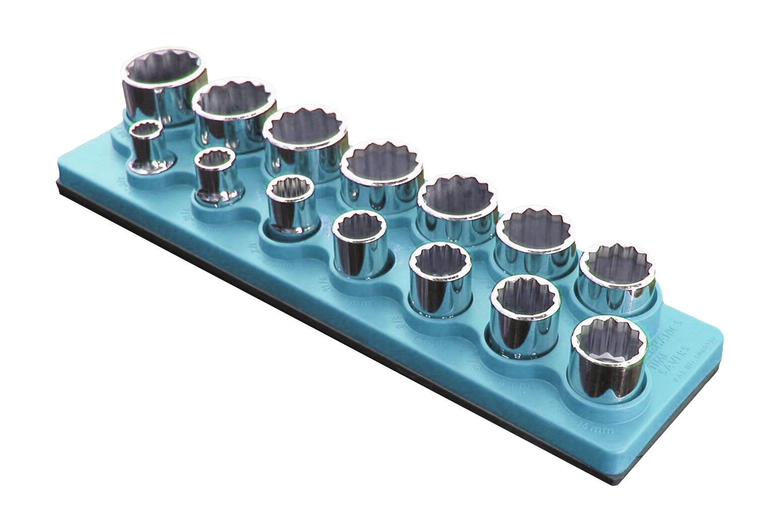 Mechanics Time Savers 1/2 DRIVE - 14 HOLE NEON BLUE