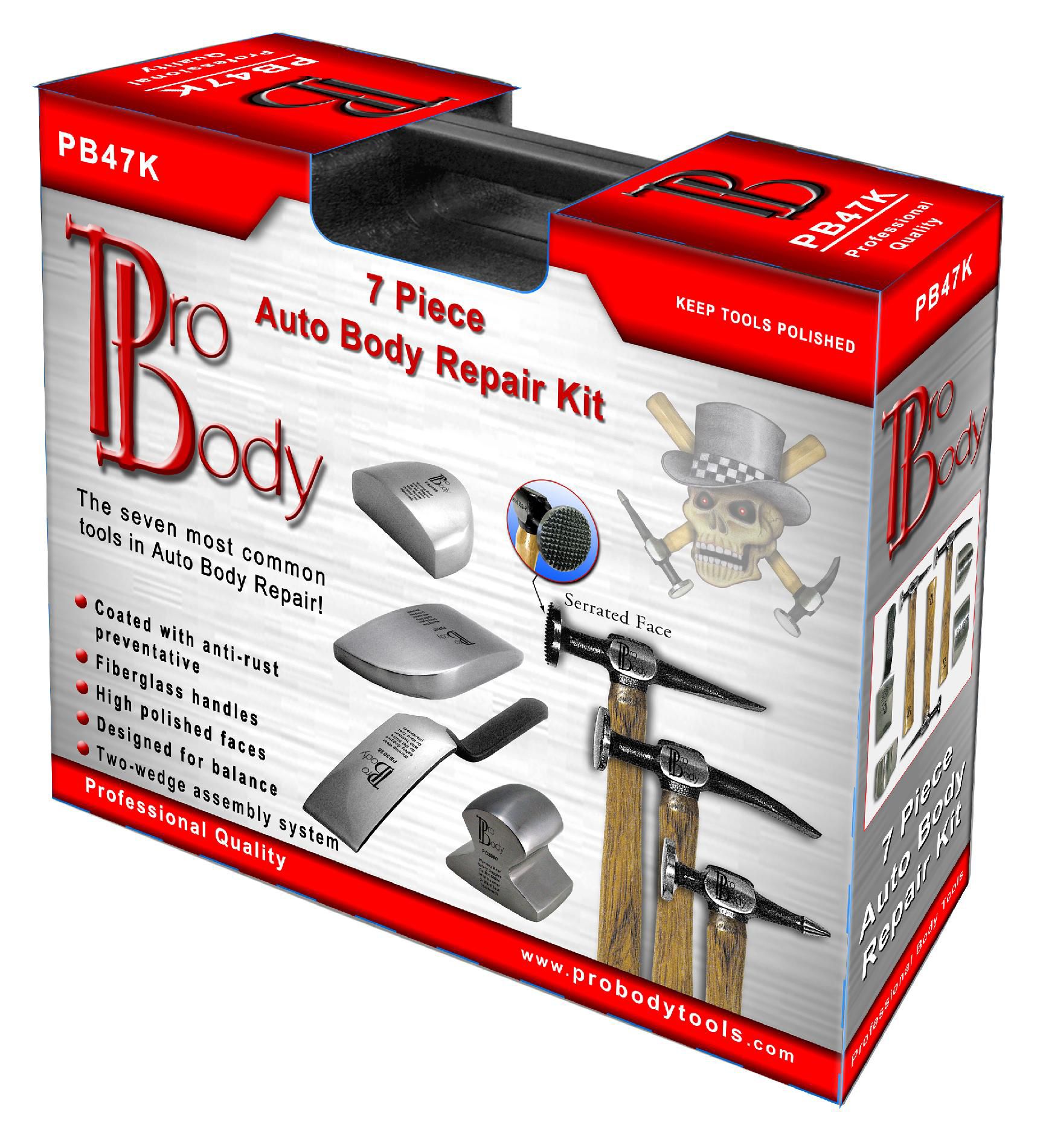 Mechanics Time Savers 7 PIECE AUTO BODY REPAIR KIT