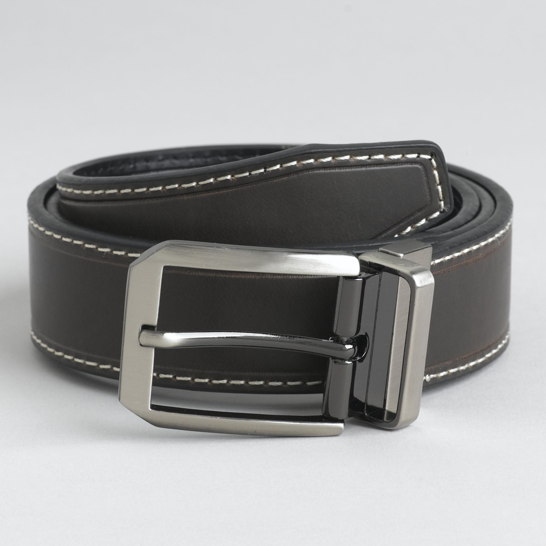 Men's Reversible Leather Belt                                                                                                   