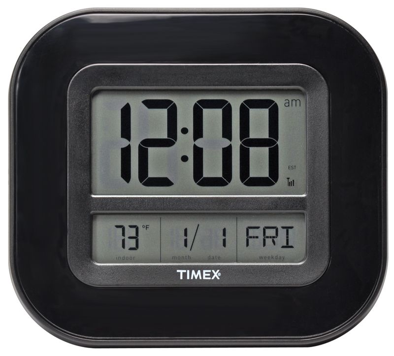 UPC 072397753227 - 9-inch Timex Digital Atomic Clock with Temperature