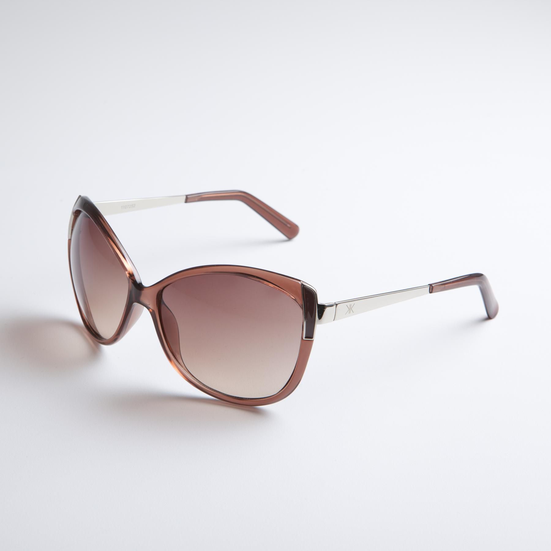 Kardashian Kollection Women's Brown Cat Eye Sunglasses at Sears.com