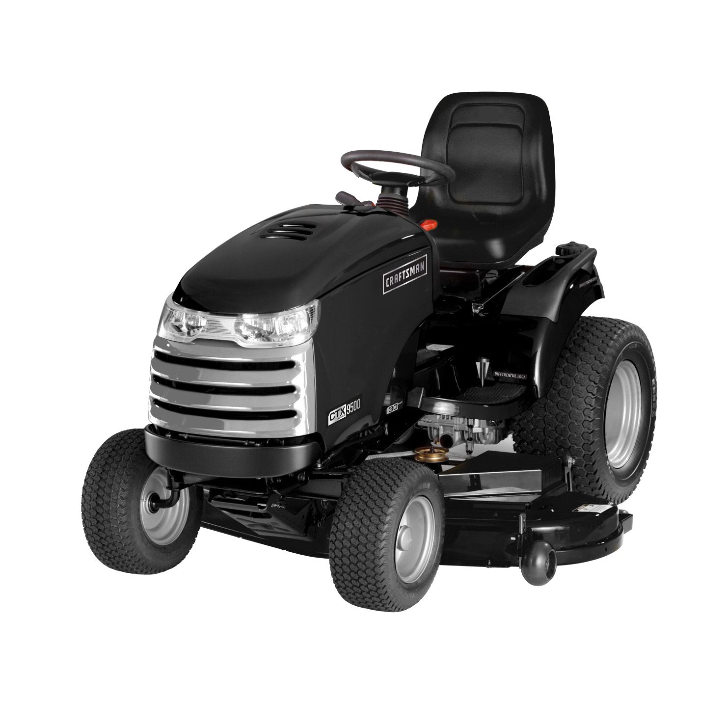 Craftsman 25007 CTX9500 54" Garden Tractor 50 States Sears Outlet
