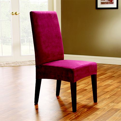 Sure Fit SOFT SUEDE SHORTY DINING ROOM CHAIR COVER at Sears.com