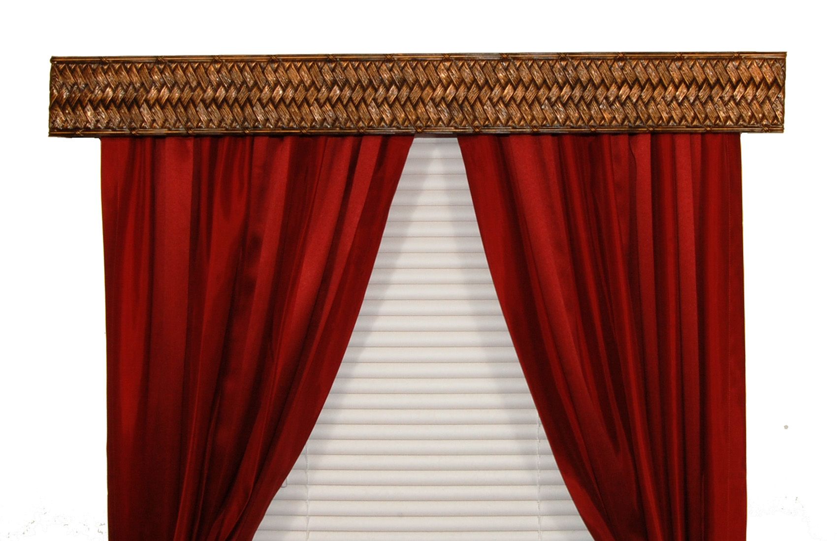 BCL Drapery Hardware, Curtain Rod Valance, Weave on Handcrafted Solid Steel Frame, Antique Gold Finish, 68-Inch at Sears.com