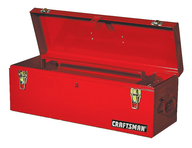 Craftsman 26 Steel Handbox Red