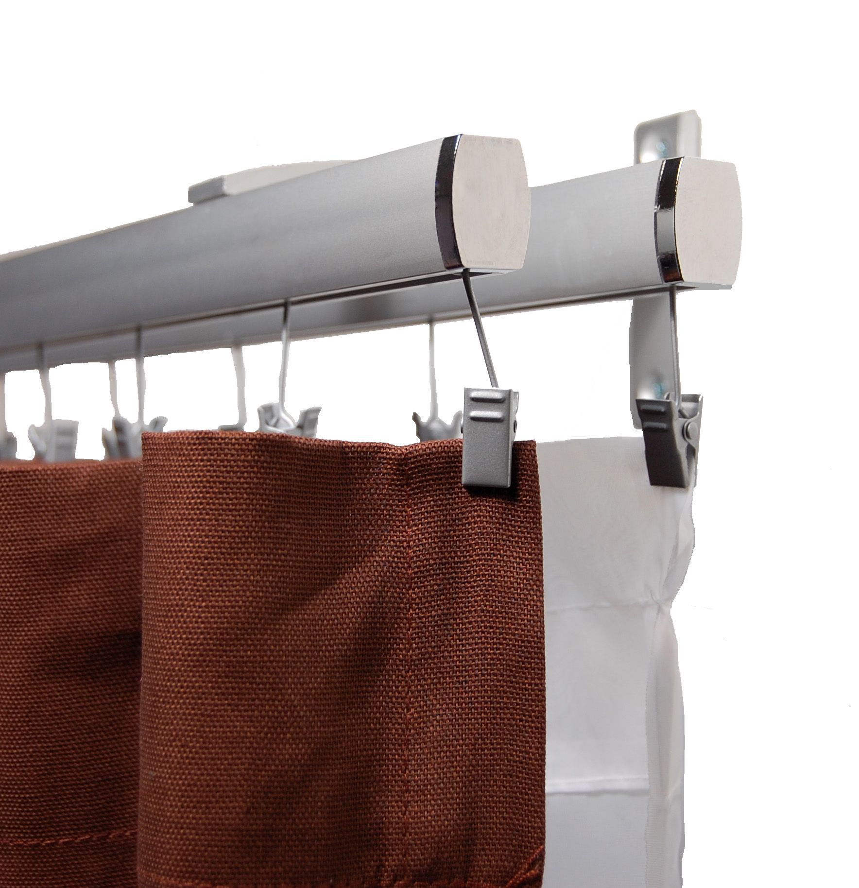 BCL Madison Curtain Track, Double Track, Satin Nickel Finish, 12 Foot Length at Kmart.com