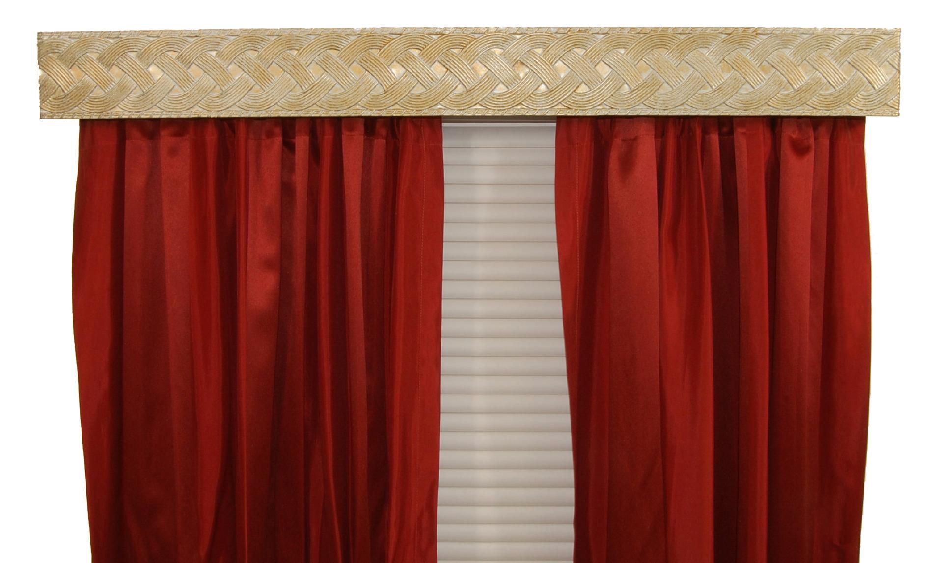 BCL Drapery Hardware, Curtain Rod Valance, Braid on Handcrafted Solid Steel Frame, Antique White Finish, 54-Inch at Kmart.com