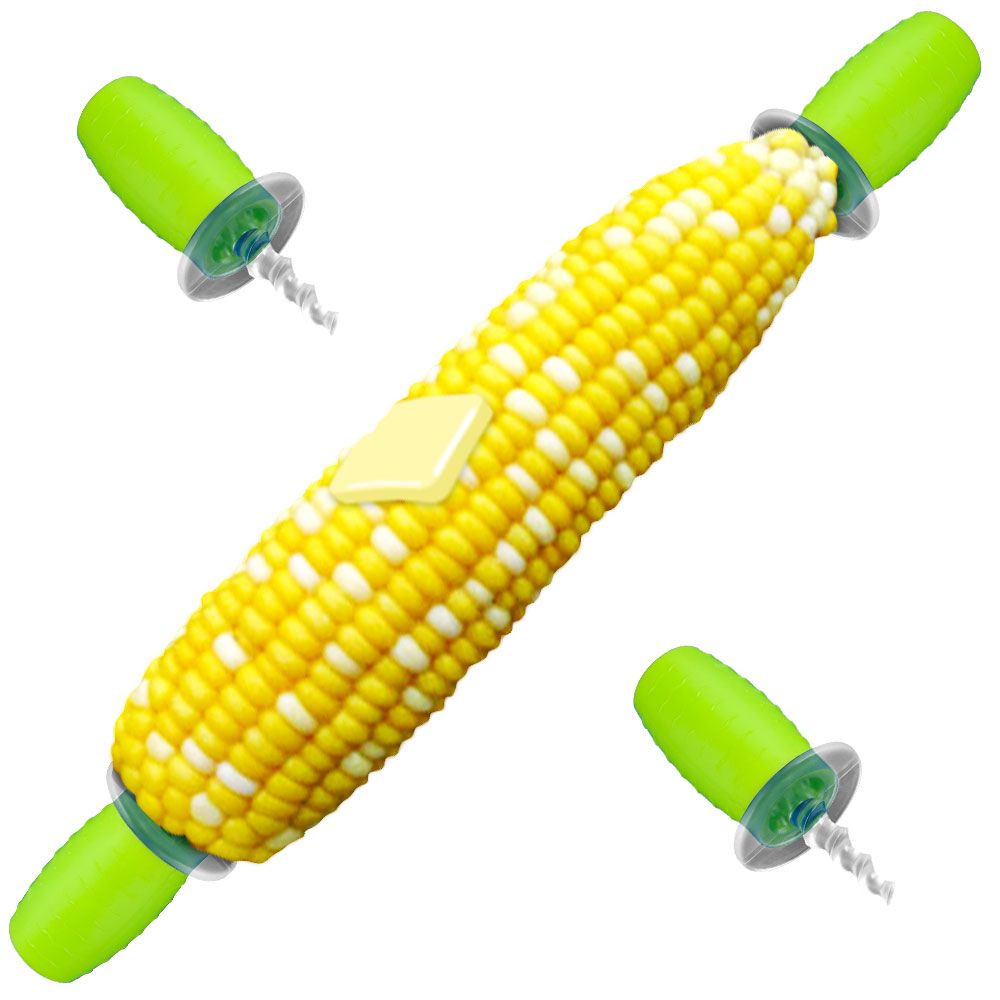 Chef Buddy 4 Single Screw In Corn Holders