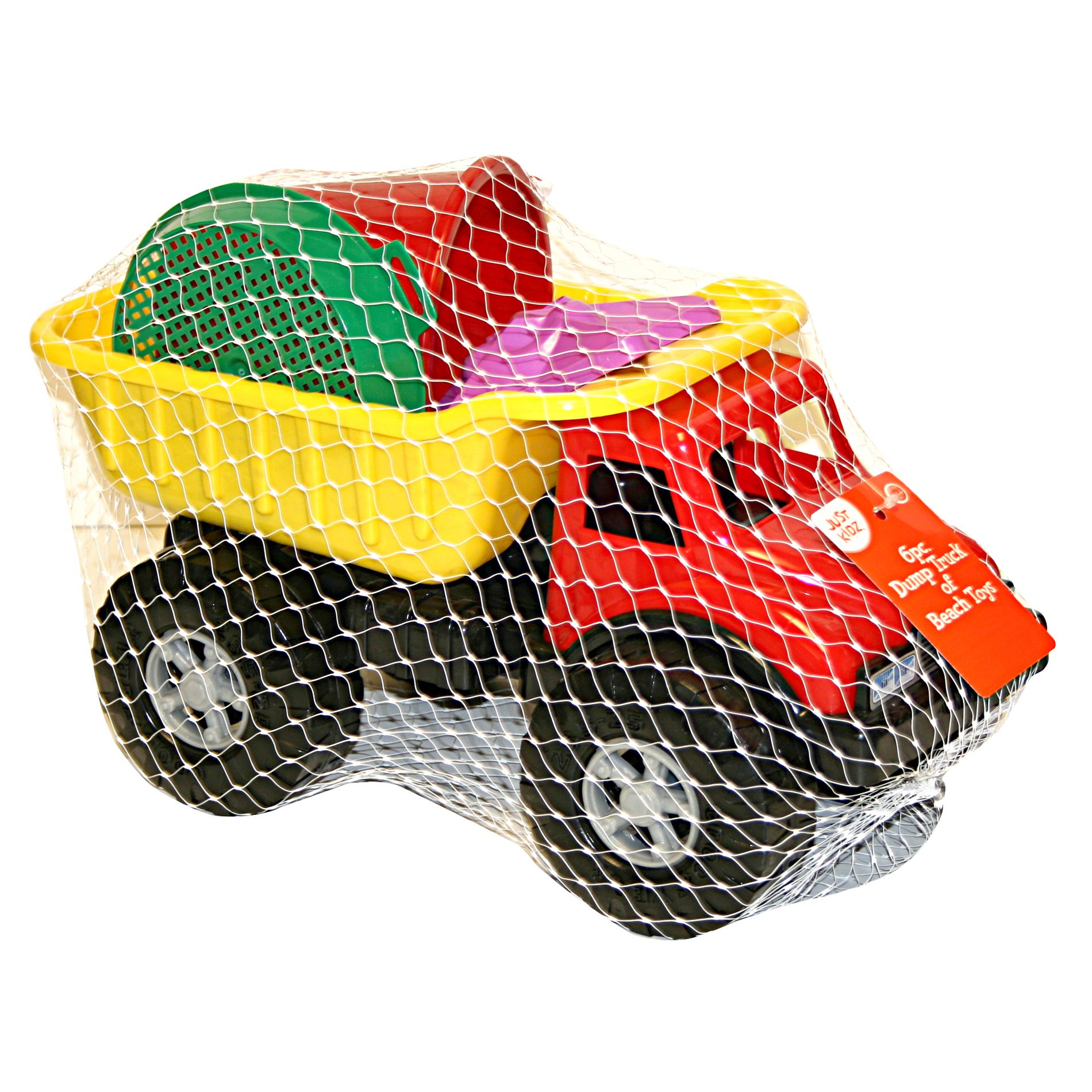 6 Pc. Dump Truck of Beach Toys                                                                                                   at mygofer.com