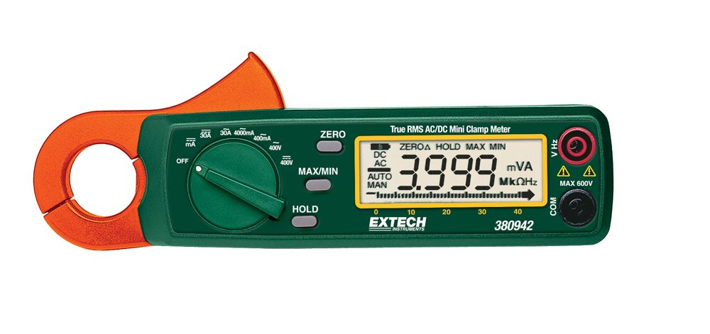 380942 30A TRMS AC/DC Mini Clamp Meter