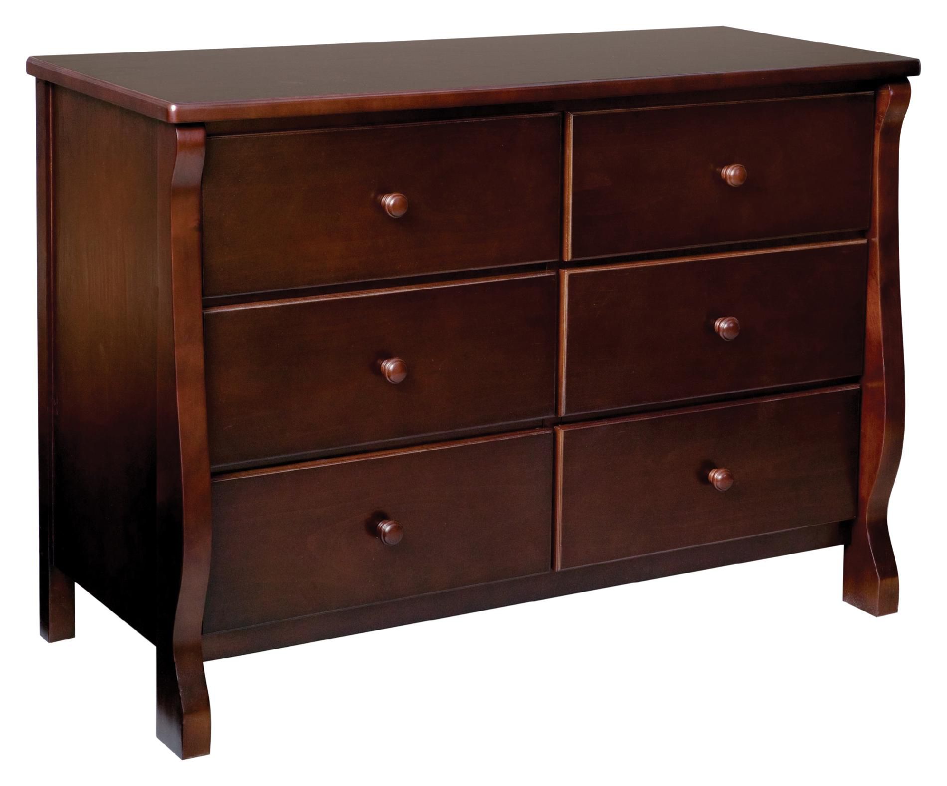 Delta Childrens 6 Drawer Double Dresser-Black Cherry at Kmart.com