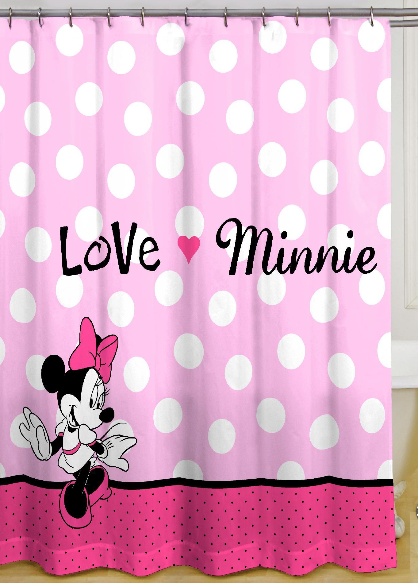 Disney Minnie Mouse Shower Curtain Home Bed Amp Bath