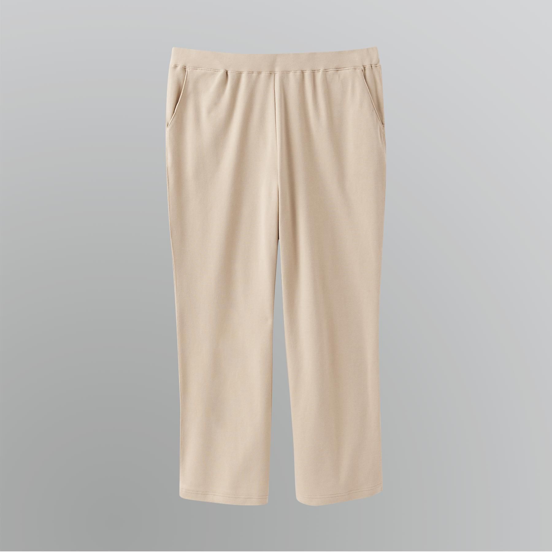 Basic Editions Women's Plus Pull-On Knit Sweat Pant at Kmart.com