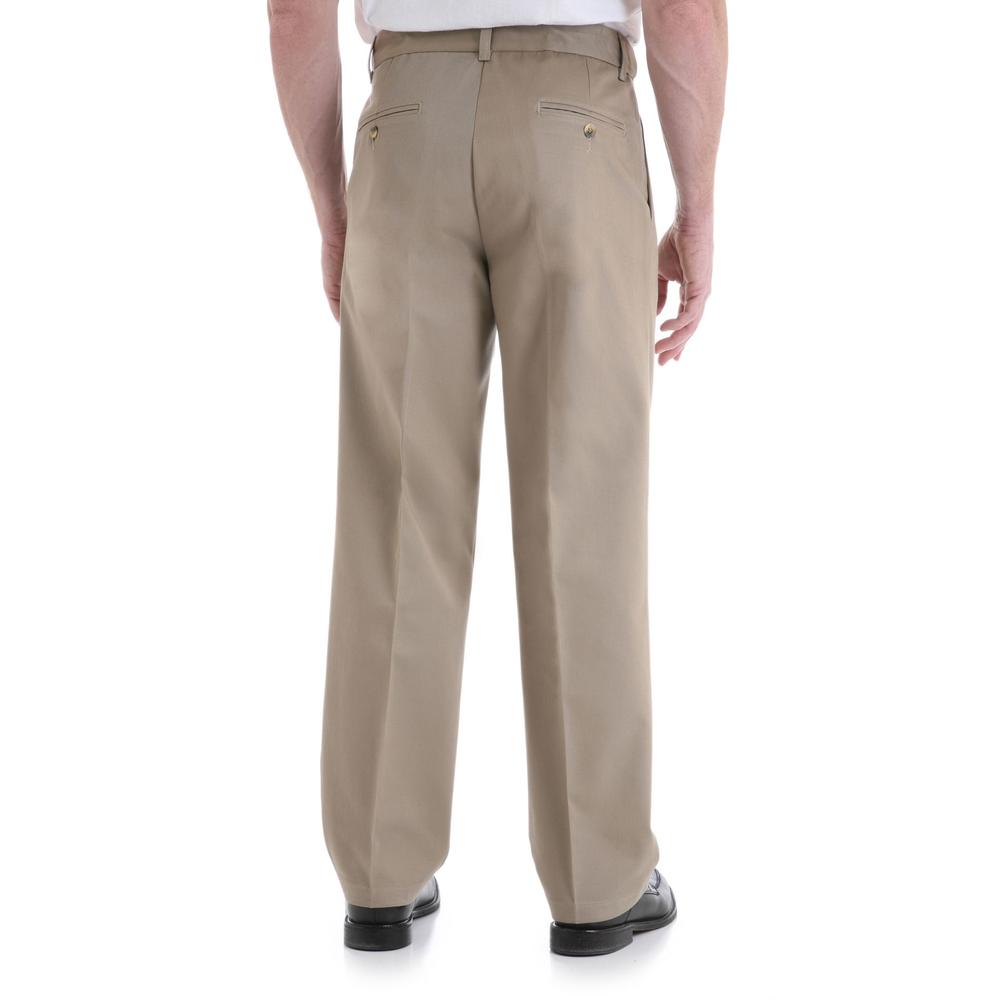 Men's Perfect Fit Pleat Front Casual Pant