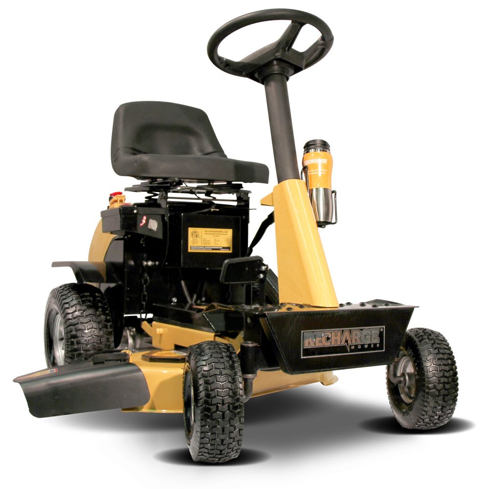 Recharge Mower G2 30-Inch 36-Volt Cordless Electric Rechargeable Riding Lawn Mower 15 x 6