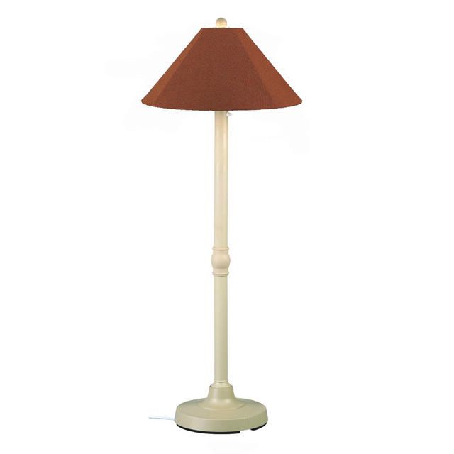 Patio Living Concepts Bisque San Juan 60 inch high Floor Lamp with Chile Linen Shade at Kmart.com