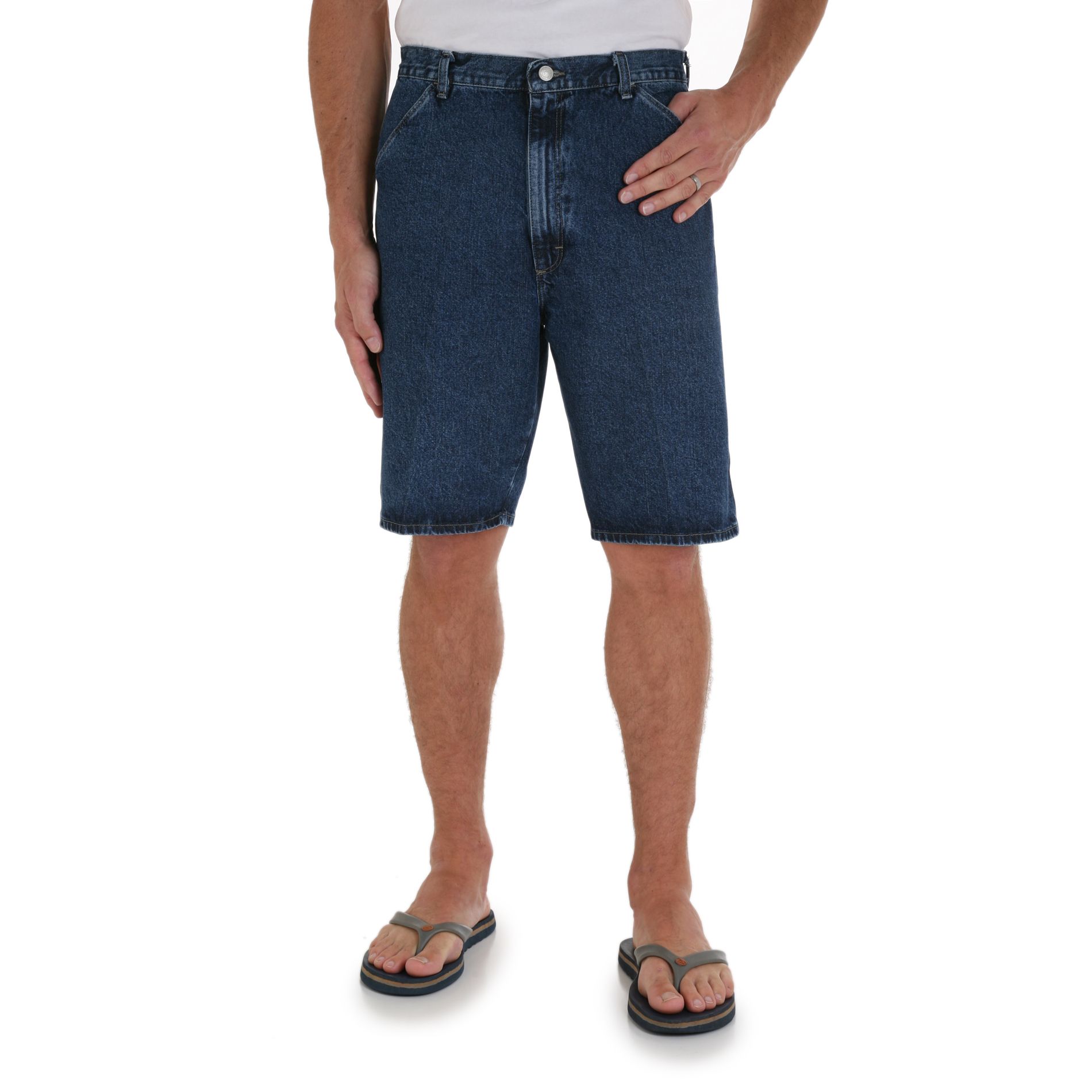Wrangler Men's Big & Tall Carpenter Style Shorts Denim at Kmart.com