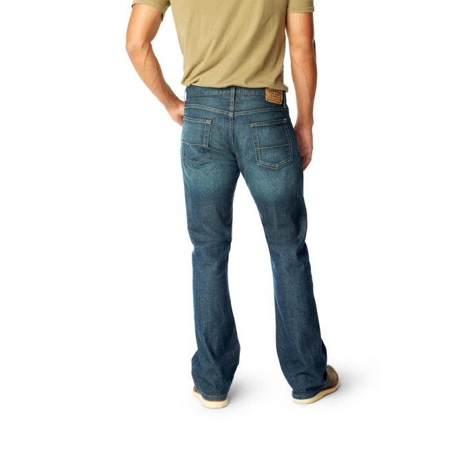 Signature by Levi Strauss & Co. Men's LowRise Boot Cut Jeans Patriot