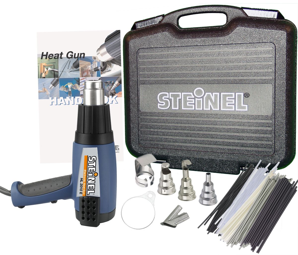 STEINELA Professional Heat Gun Multi-Purpose Kit with HL2010E IntelliTemp Heat Gun with LCD Temperature Display