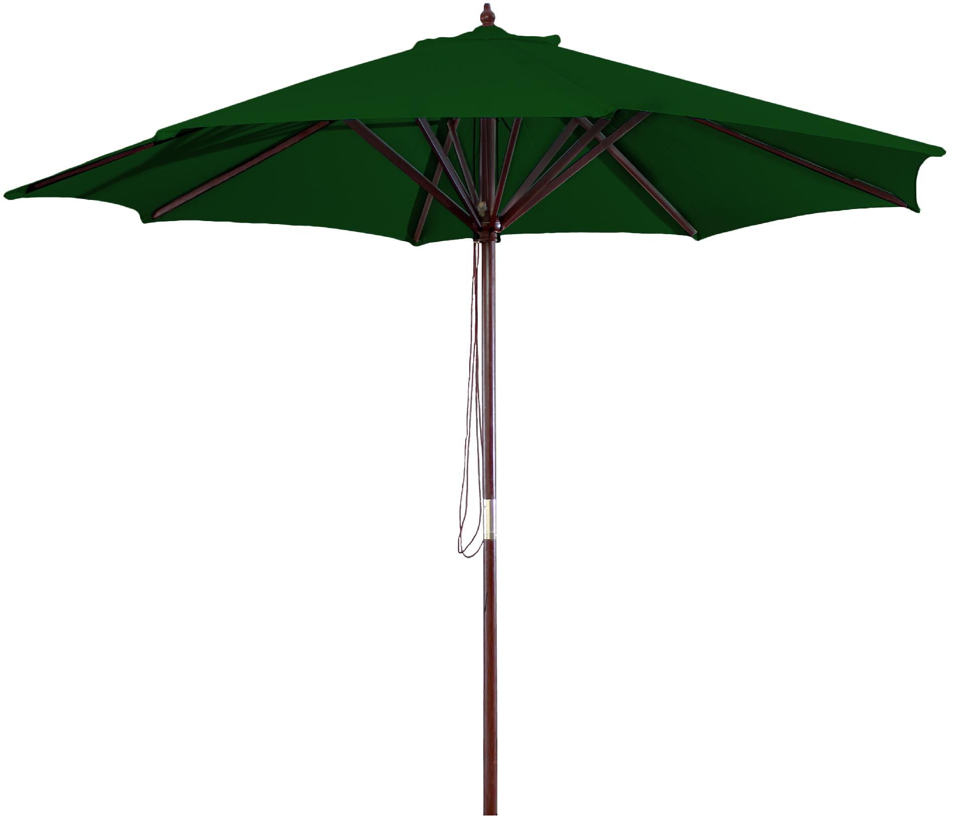 9' Wood Market Umbrella in Green at Kmart.com